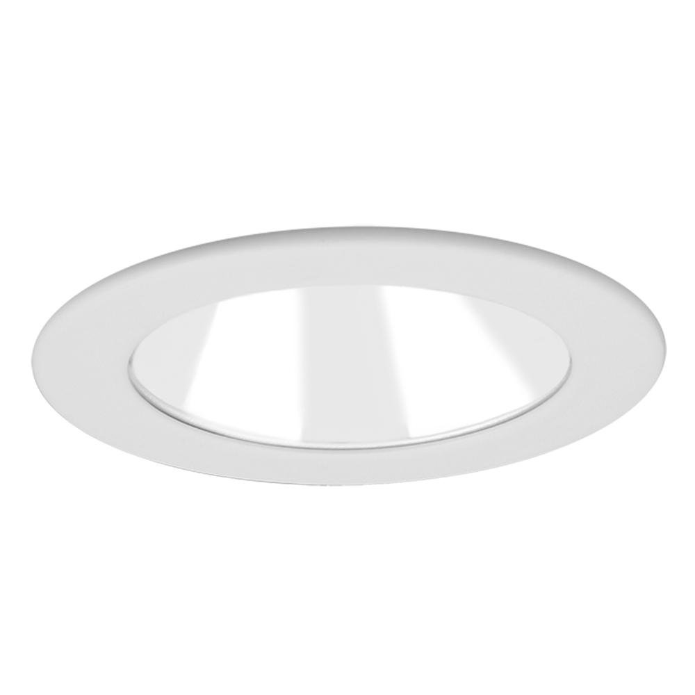 Jesco Lighting TM402WHWH 4-Inch Aperture Low Voltage Trim Re