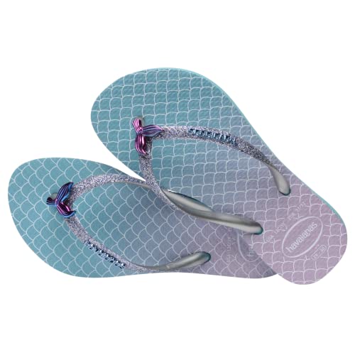 Havaianas Girl's Kids Slim Glitter Sandal Blue Flip Flop4