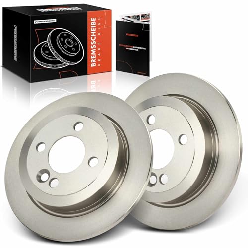 Frankberg 2x Bremsscheiben Hinterachse Kompatibel mit M.i.n.i. R50 R53 1.4L 1.6L