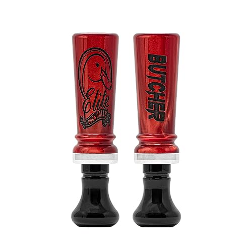 Elite Duck Calls Elite Butcher Cutdown Red Pearl Black