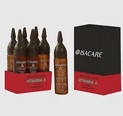Isacare - Ampola Capilar Vitamina A Super Concentrada para Força e Brilho dos Fios 10ml