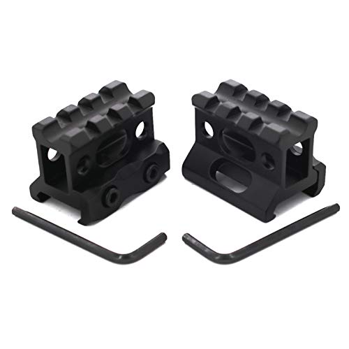DEVMO 2 PCS Super Slim Picatinny Riser Mount 1