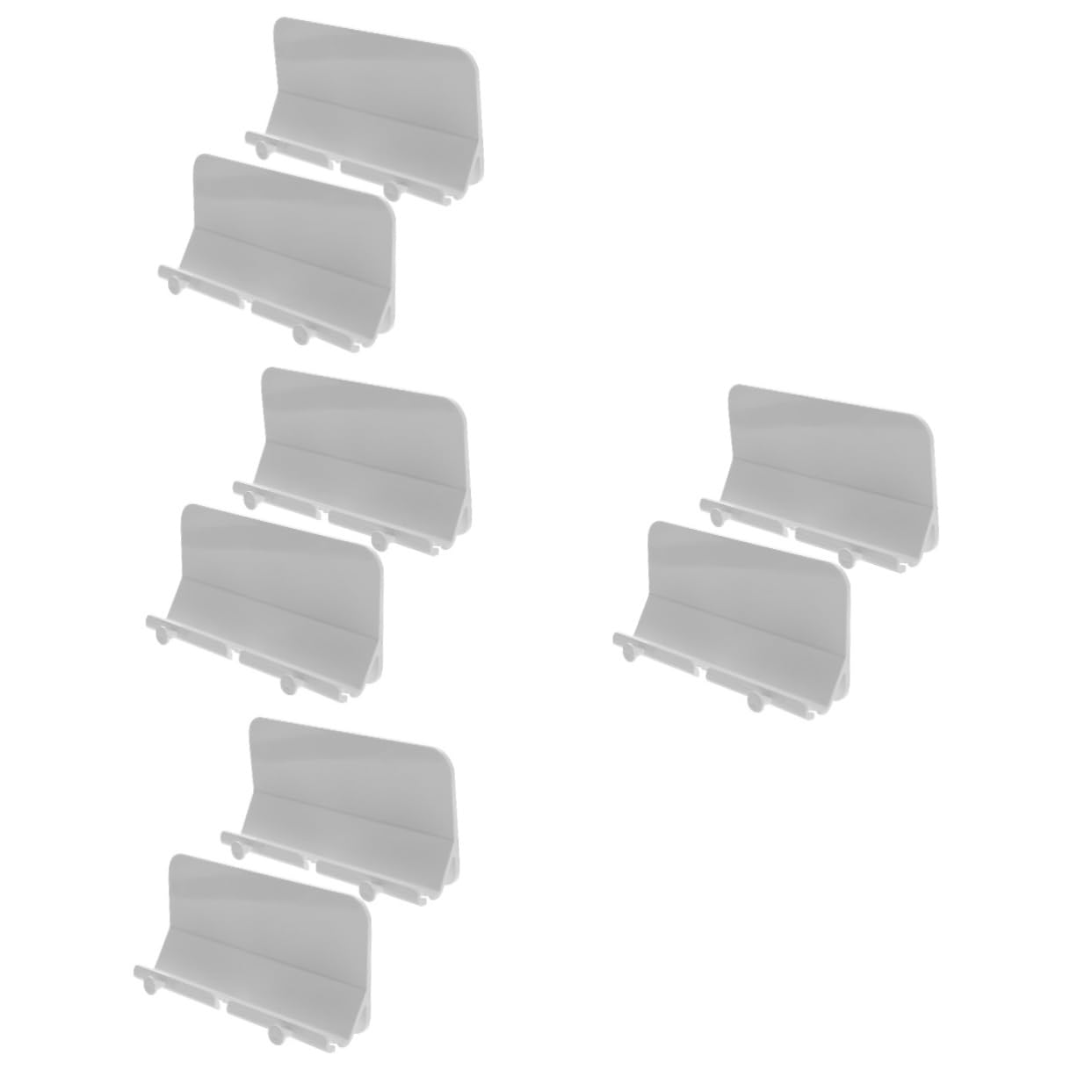 Artibetter 8pezzi Supporto Murale Per Smartphone Porta Telefono Da Letto e Bagno Facile Installazione Risparmio Spazio Compatibile Con Smartphone e Tablet