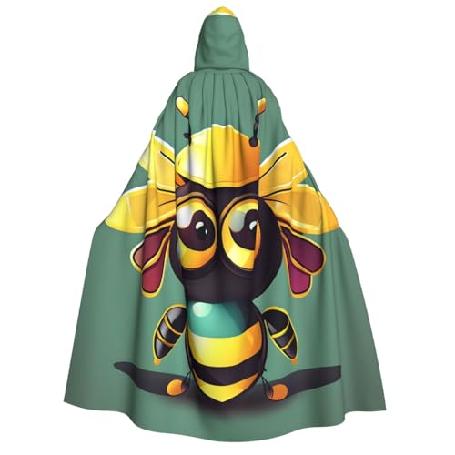 Cape à capuche abeille pour adulte costume de magicien et vampire