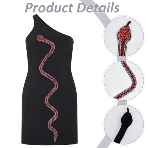 Patchs thermocollants serpent 98cm pour customisation et réparation de vêtements - 4