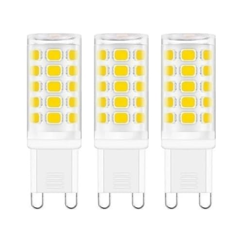 Kit 3 Lâmpadas Halopin Led G9 5W Bivolt 3000k Branco Quente