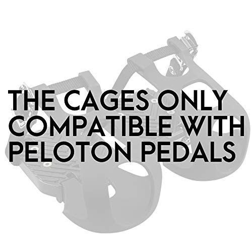 image for CyclingDeal Bike Bicycle Toe Clips Cage ONLY - Compatible with Peloton