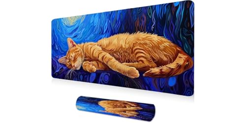 Tapis de souris gamer grande taille glisse fluide base antidérapante