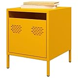 Design industriel et utilisations polyvalentes : ces tables de chevet de style industriel s'adaptent parfaitement aux tendances modernes de la maison 2025. Que ce soit comme table de chevet, table d'appoint ou meuble de bureau, le design jaune moutarde apporte une touche esthétique à n'importe quelle pièce.