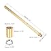 MECCANIXITY Lighting Downrod, 8 Inch Long M10 Threaded Extension Rod Lighting Fixtures for Pendant Light Island Lighting Chandeliers Fan, Gold Tone 2 Set