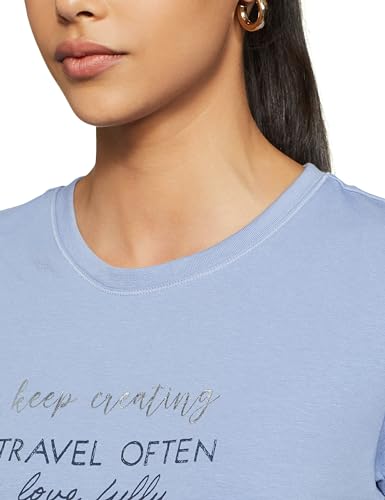 Image of Enamor Short Sleeve Crew Neck Regular Length Basic Crew T-Shirt - Slim Fit, Soft and Breathable Stretch Cotton - E147
