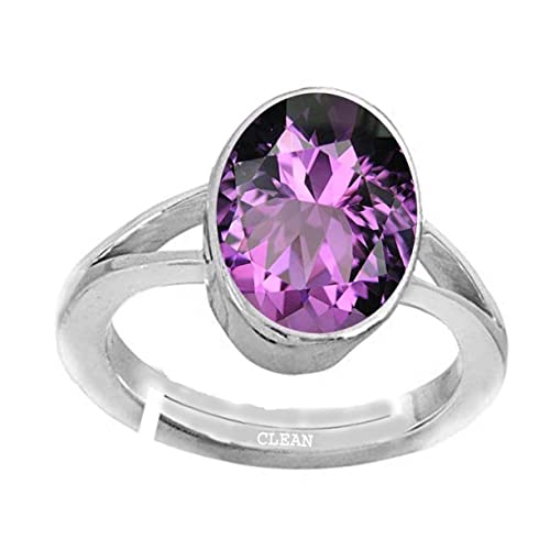 Clean Gems �A���W�X�g/�J�e�� 4.25 ���b�e�B�܂���4�J���b�g �萯�p�F��V�R��� bis Hallmark 925�X�^�[�����O�V���o�[ ���߉\�����O ���j�Z�b�N�X - nvr3425