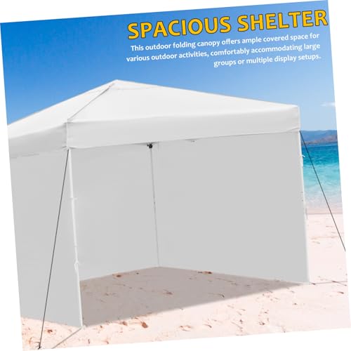 Tente-canopée pliante facile à installer avec parois amovibles