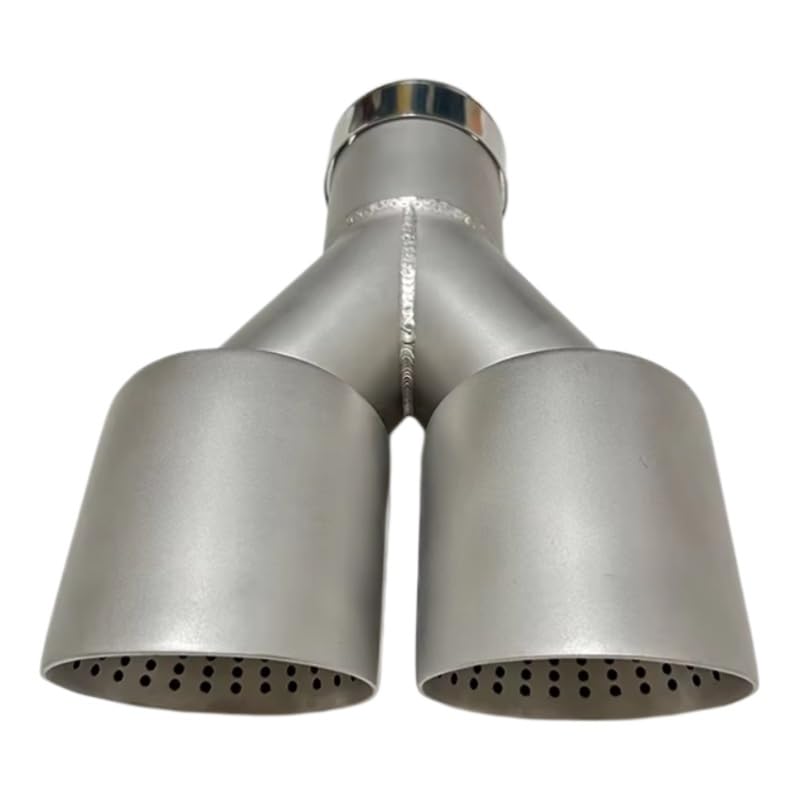 Tubo De Escape Coche Silenciador Garganta Trasera Do Tipo Y Doble Salida Gran Calibre 1 Uds(60mm-89mm)