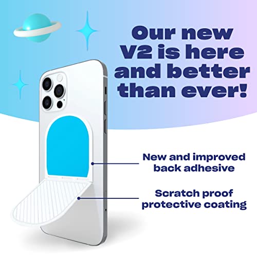 Flipstik 2.0 Foldable Adhesive Phone Mount – Sticks To Any Flat Surface – Hands Free Selfies, Videos, Car Mount, Phone Stand, Travel Accessory – Sticky Phone Mount | Classic Color Black #TOP1