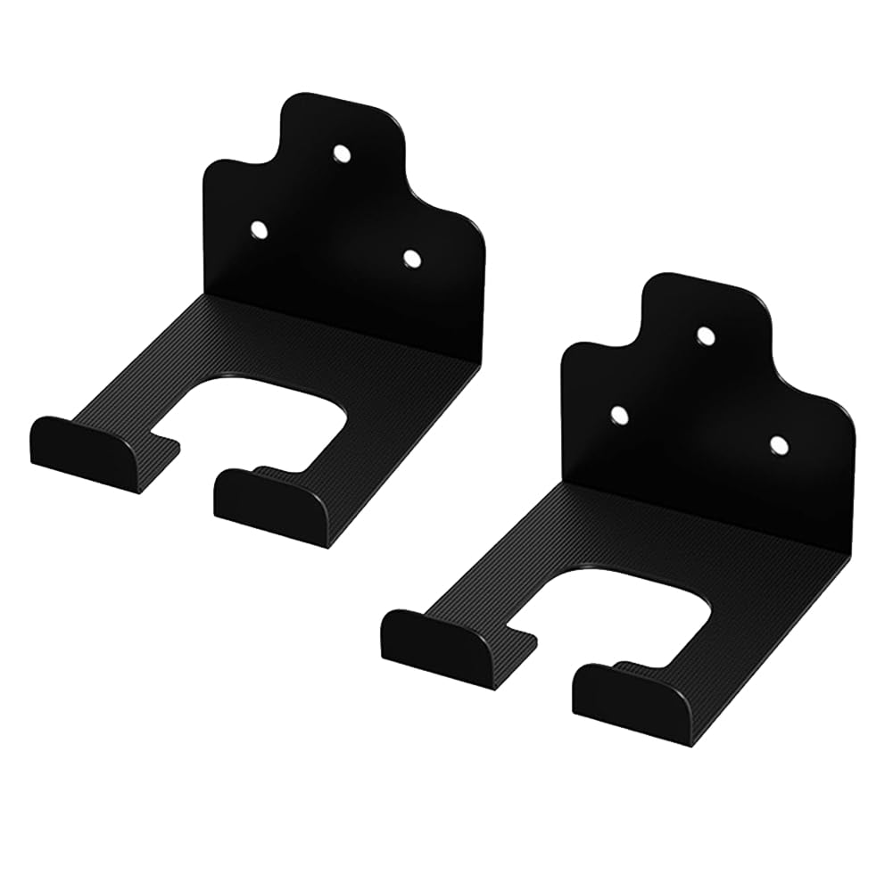 Ijsdnvjndx Black Garage Organizer Trimmer Rack,Garden Tool Hanger Weed Whackers Holder Wall Mounted For Garage Trimmer,2 Pack