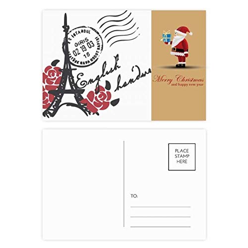 Cartes postales Tour Eiffel et roses comme invitations de fête et souvenirs de Paris - Lot 20