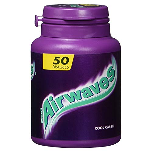 Wrigley's Airwaves Cool Cassis Tin 50 Dragees Pack of 1