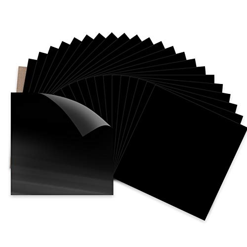 HTVRONT Black HTV Heat Transfer Vinyl Bundle: 24 Pack 12