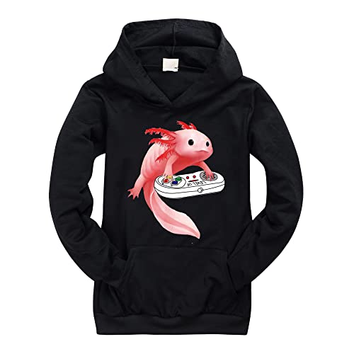 Kids Axolotl Hoodie Boys Axolotl Hoodie/Sweatshirt Axolotl Merch