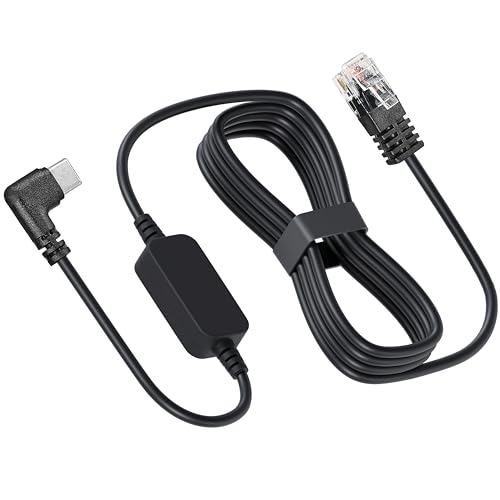 ARREPONT USB-C to RJ11 Radar Detector Power Cord Compatible with Escort MAX360 MAX 360c, IX, IXc, 9500 IX,Uniden R1 R3 R4 R7 R8,Beltronics, Cobra, Passport 9500i, Radenso XP etc.（3.3 Ft ）