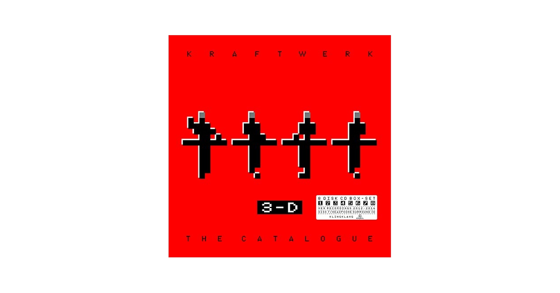 KRAFTWERK 3‐D THE CATALOGUE Kraftwerk – 3-D (Der Katalog) | Releases | Discogs
