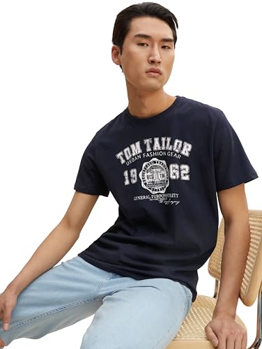 TOM TAILOR Uomini T-shirt met logoprint - Afbeelding 6