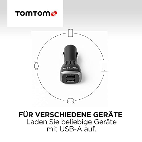 TomTom Duales USB Auto-Schnellladegerät, 2,4 A pro Anschluss, geeignet für alle TomTom Navigationsgeräte und weitere USB… - Image 4