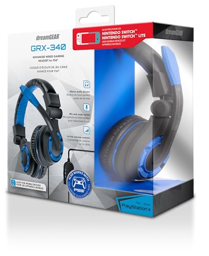Auriculares gaming dreamGEAR GRX-340 estéreo: audio inmersivo para Xbox One azul