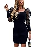 Stil--Klassischer und einfacher Stil, macht Ihnen elegant und sieht sehr schick und sexy aus. Femininer Schnitt, schmeichelhaft und zaubert eine schöne Figur.