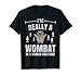 Peluche aussie Wombat Crossing avec sac en peluche T-Shirt