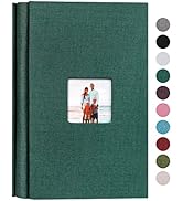 Mublalbum Small Photo Album 4x6 300 Photos Linen Cover Picture photo Book with 300 Horizontal Poc...