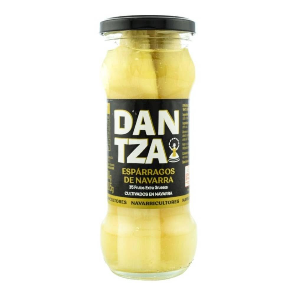 Conservas Dantza espárragos blancos de Navarra extra 3-5 piezas 330 g x 6 tarros