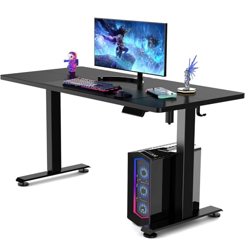 Veken 55 Inch Large Electric Standing Desk, Heights Adjustable,Sit to ...