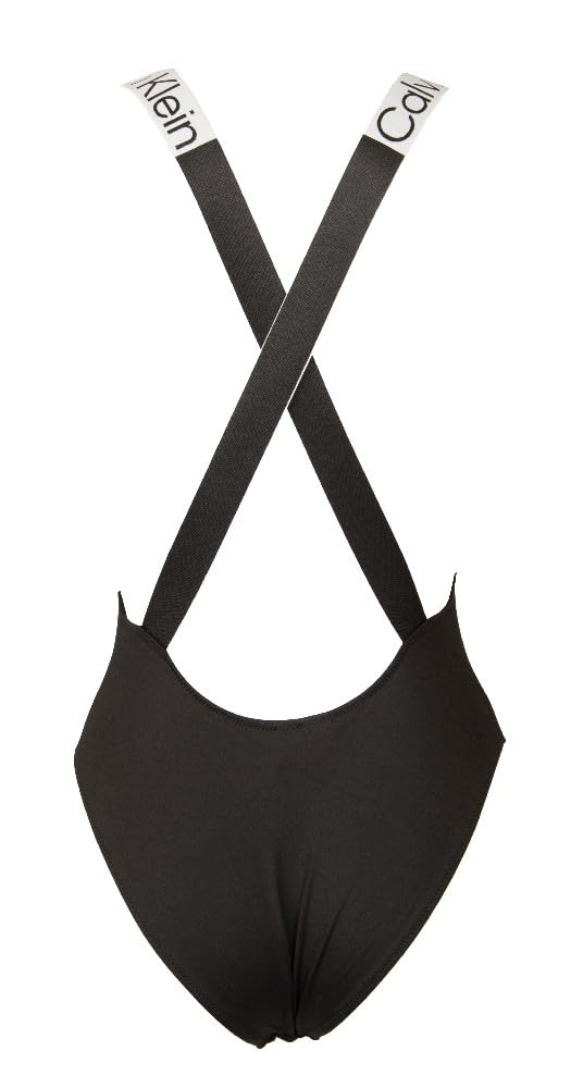Calvin Klein Costume Donna Intero Mare o Piscina olimpionico Lacci Dietro Incrociati Spalline logate Articolo ZW0ZW02152