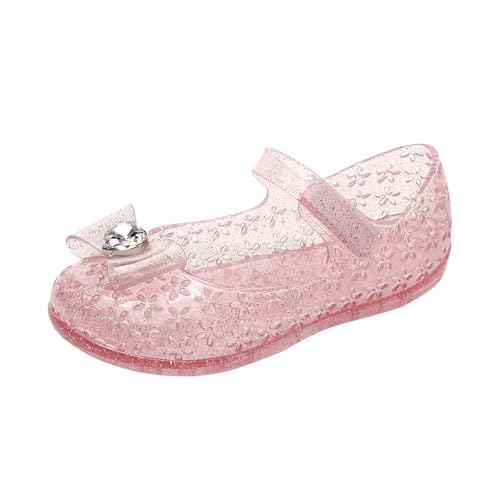 Jelly Shoes for Little Girls Kids Toddler Princess Sandals Birthday Dance Party Heart Rhinestone Bow Mary Jane Shoes