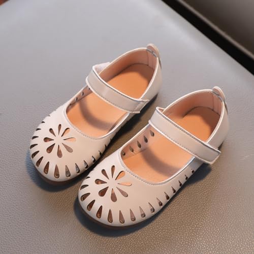 IWIHMIV Girls Mary Jane Shoes Casual Slip On Ballet Breathable Flat Bottomed for School Wedding Party Dress Shoes2