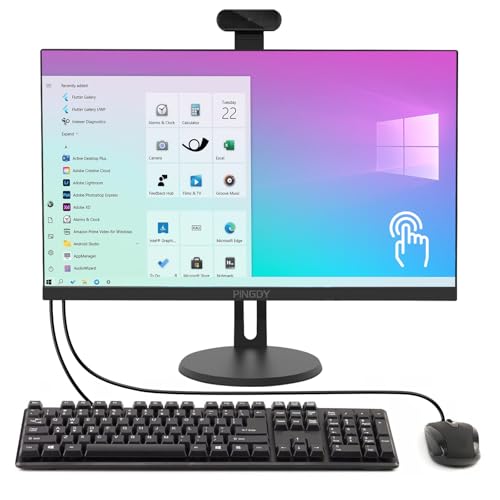 PINGDY All-in-One Desktop PC 24" FHD, i7, 16GB RAM, 512GB SSD