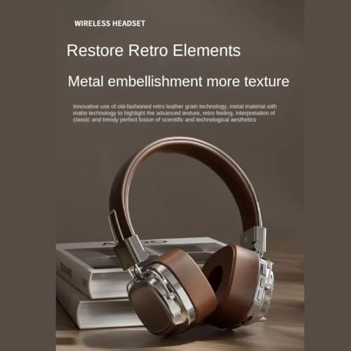 Image of Drumstone (𝐒𝐩𝐞𝐜𝐢𝐚𝐥 𝟏𝟓 𝐘𝐞𝐚𝐫𝐬 𝐖𝐚𝐫𝐫𝐚𝐧𝐭𝐲 Wireless Over-Ear Gaming Headphones with Mic, Bluetooth & Wired 3.5mm | 80+ Hrs Playtime, Noise Isolation, Stereo Sound, Comfortable Ear