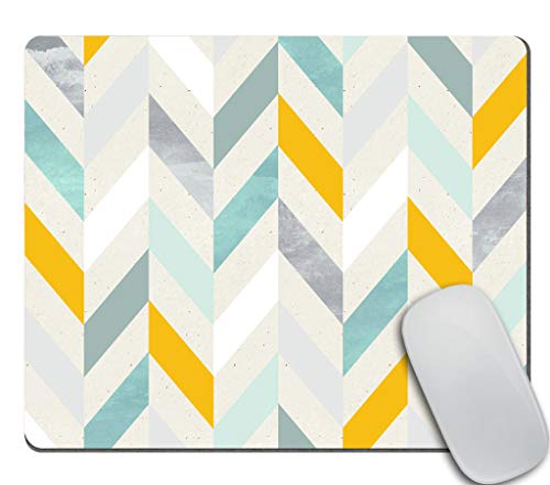Amcove Rectangle Mouse Pad Geometric Print Office Gift Mouse Mat ...