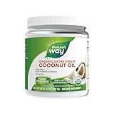 Nature's Way Organic Extra Virgin Coconut Oil, Pure Source of MCTs, Cold-Pressed, 32 Oz.