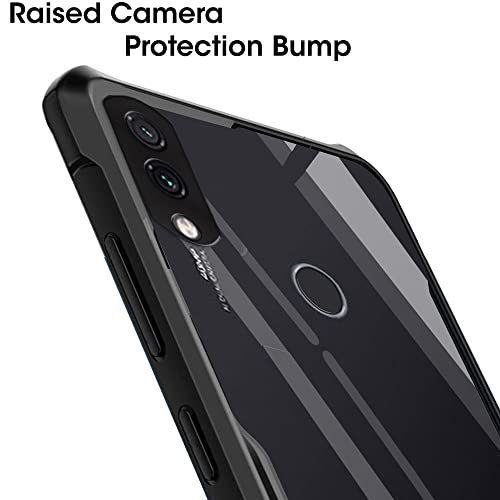 Image of TheGiftKart Shockproof Clear Back Cover Case for Redmi Note 7 / 7S / Note 7 Pro | 360 Degree Protection | Transparent Back Cover Case for Redmi Note 7 / 7S / Note 7 Pro (PC & TPU, Black Bumper)
