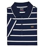  PaUL & Shark Herren Poloshirt Dunkelblau Muster Streifen P20P1222 123-30989 4XL