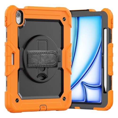 Coque iPad Air 11 M3 M2 antichoc avec protège-écran et support