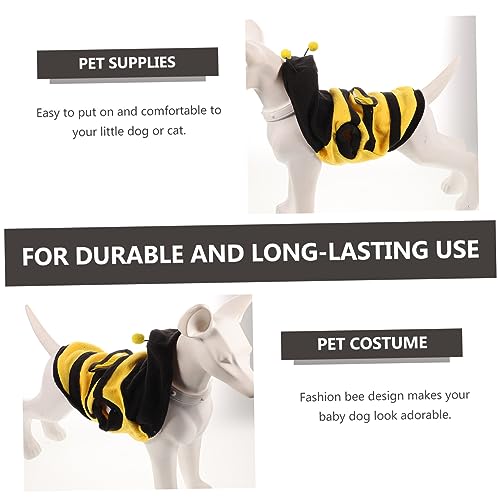 Disfraz Bee para perros talla XS negro miniatura 3