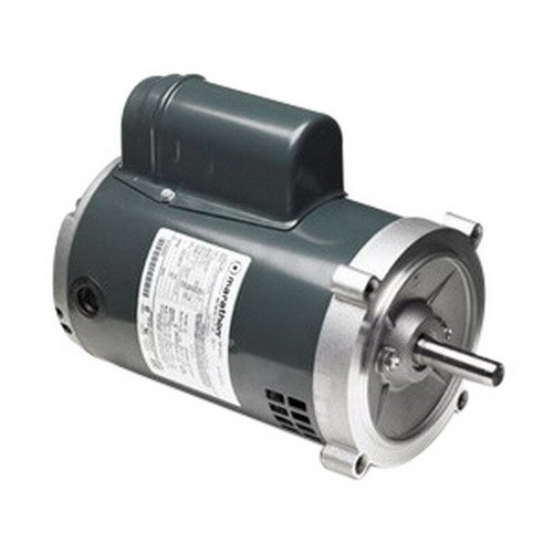 Marathon O211 56C Frame Open Drip Proof 56C34D2109 Oil Burner Motor, 1/3 hp, 3600 RPM, 115/208-230 VAC, 1 Phase, 1 Speed, Ball Bearing, Flange Mount, Capacitor Start