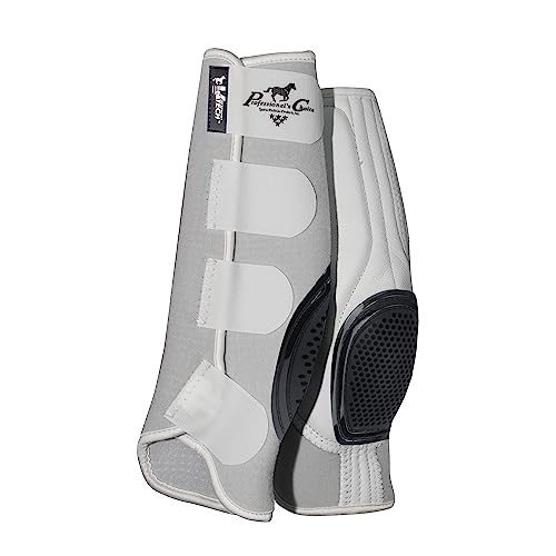 Image of Professional's Choice Equine Ventech SlideTec Skid Rear Leg Boot | Prevents Burns During Sliding Stops | Pair | Short or Standard Size