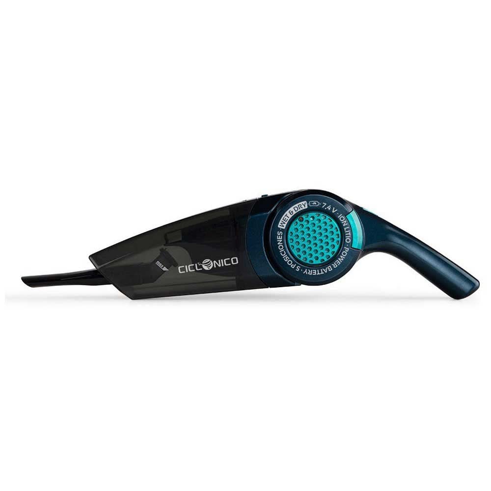 Orbegozo AP 1500 Aspiradora de mano sin cable, Aspira sólidos y líquidos, Mango de inclinación variable, Sistema de aspiración ciclónico, 2200 mAh, 3 accesorios incluidos, Color Negro