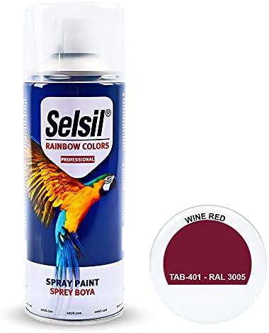 Selsil Spray Paint Perfect Finish For Indoor Outdoor Use Garden Auto Home Kitchen Furniture Art Craft Bike Radiator Metal Wood Plastic Glass Upvc Stone Graffiti (1, Anthracite Grey)