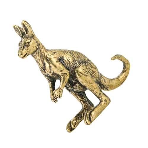 Mini statua: il semplice e ornamento del è dotato di dimensioni compatte, che consentono di risparmiare sulla scrivania, arredamento per la ottone